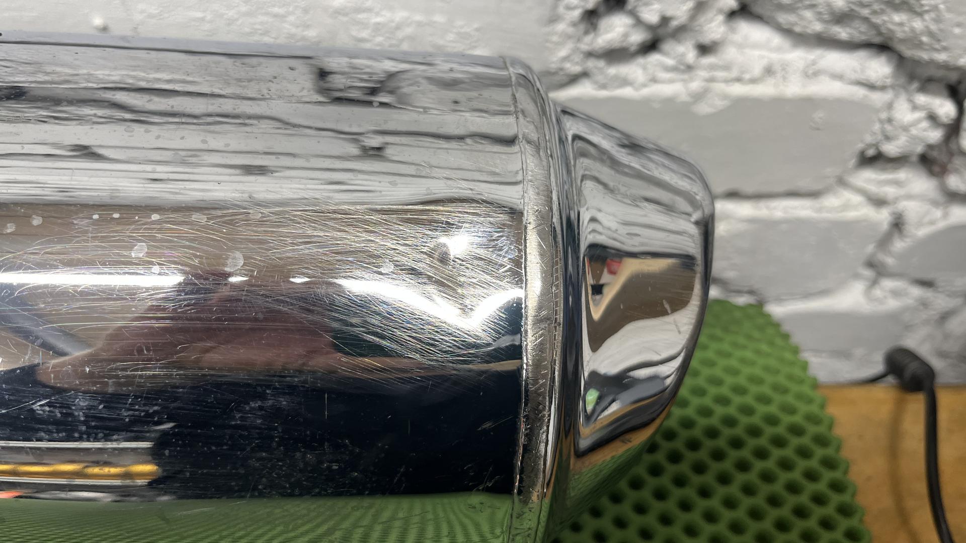 Задний дополнительн.глушитель хромир. 18127712624