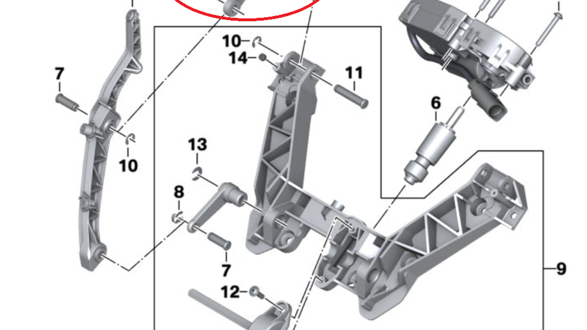 Качающийся рычаг длинный Л 46637686677