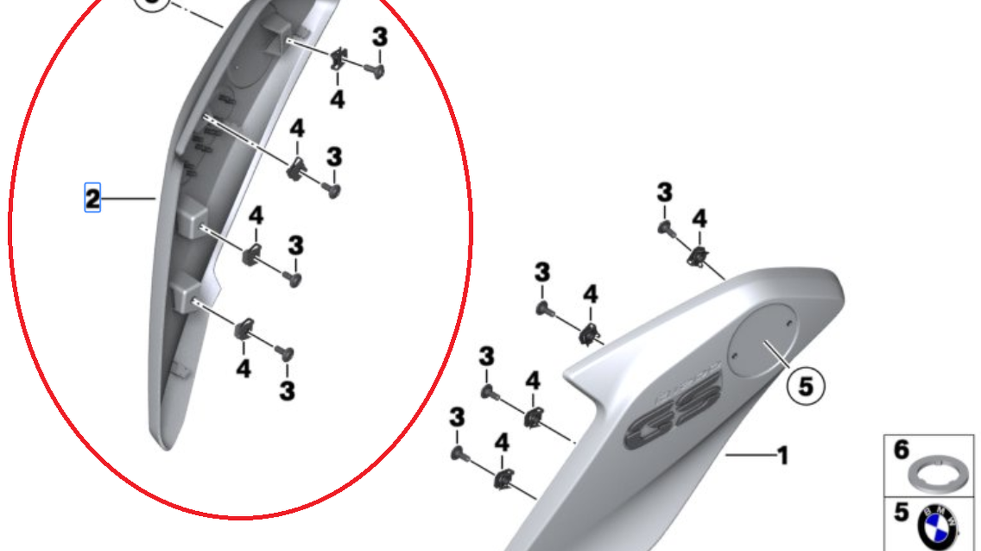 Накладка радиатора П 46638533678